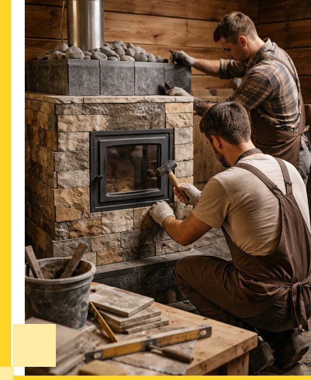 Облицовка банной печи в Сибае от 15414 р. | ЭриданСба