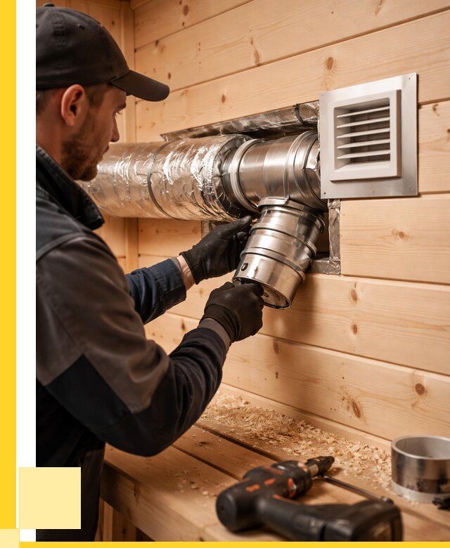 Монтаж вентиляции бани в Сибае от 12331 р. | ЭриданСба