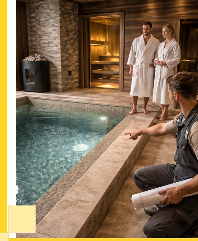 Проект бани с бассейном под ключ в Сибае от 66794 р. | ЭриданСба