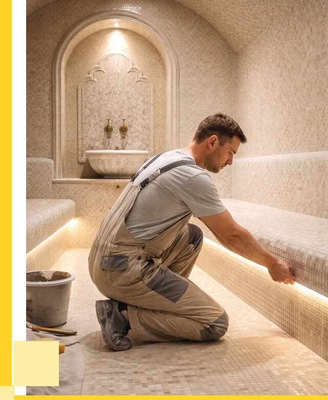 Отделка хамамов под ключ в Сибае от 5652 р. | ЭриданСба