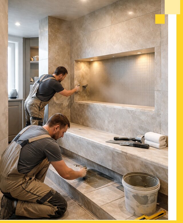 Профессиональное строительство хамама в квартире в Сибае