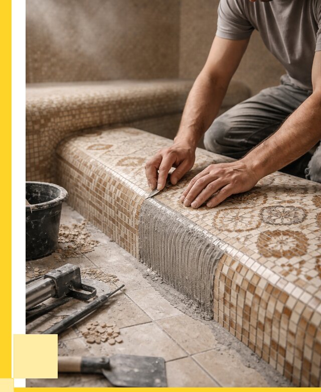 Плитка для хамама под ключ в Сибае от 3597 р. | ЭриданСба