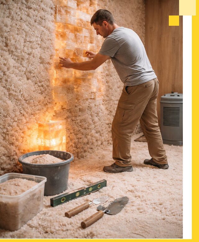 Проектирование и монтаж соляных комнат в Сибае под ключ