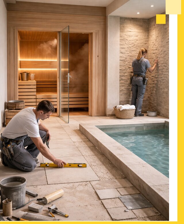 Комплексный дизайн и отделка интерьеров SPA под ключ в Сибае